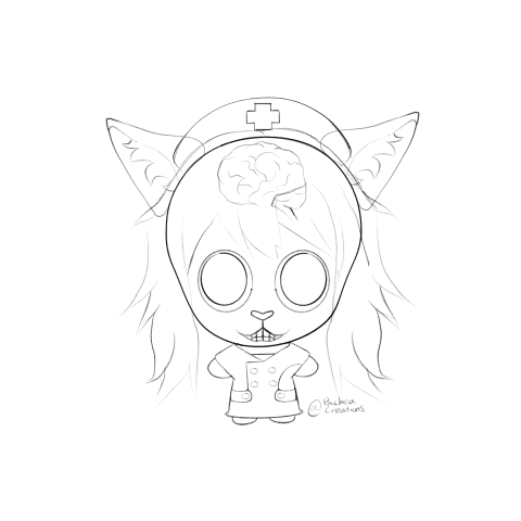 Nurse Cat Animated
